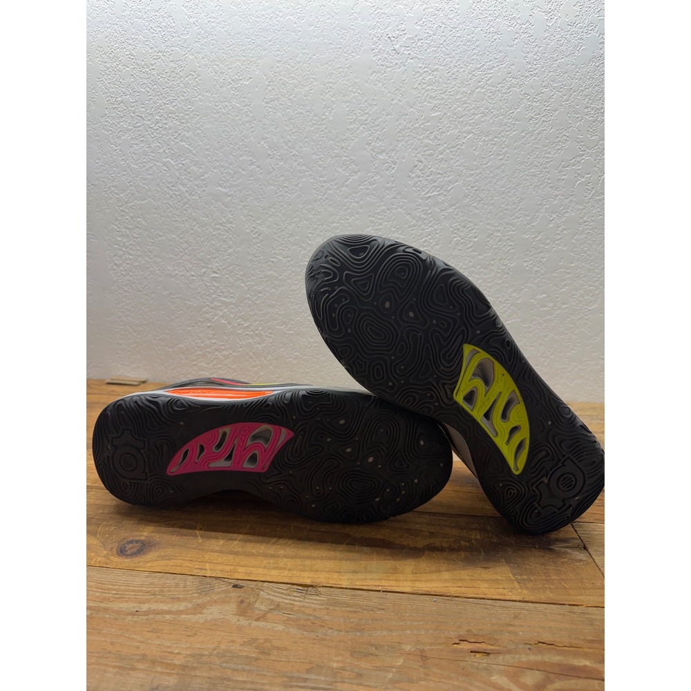 Nike Kevin Durant Basketball Shoes Dark Charcoal Neon Yellow Pink DC1975-001 - Picture 7 of 9